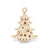 Set constructie mini cu mecanism Puzzle 3D EWICK: CHRISTMAS TREE din lemn 8 piese @ EWA
