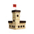 Set constructie arhitectura Castel de vara, 296 piese din lemn, Walachia