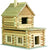 Set constructie arhitectura Vario Massive Mini, 91 piese mari din lemn, Walachia