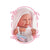 Papusa bebe realist Carla cu prosopel, corp anatomic corect, alb-roz, Antonio Juan