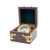 Compas navigatie de birou Ecobra Nostalgic realizat manual cu design antic din alama, in cutie eleganta de lemn