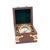 Compas navigatie de birou Ecobra Nostalgic realizat manual cu design antic din alama, in cutie eleganta de lemn