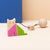Jucarie din lemn pisica, colorat, pentru carusel / centru de activitati, Mobbli - Manute Creative