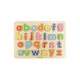 Puzzle 3D alfabet litere mici, din lemn, +3 ani, Masterkidz