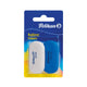 Radiera plastic Pelikan albastru/alb, 2 buc/blister