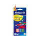 Creioane color lacuite Pelikan varf 3 mm 12 culori/set