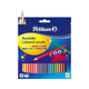 Creioane color lacuite Pelikan varf 3 mm 24 culori/set