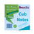 Cub Notes 9x9cm Rosetta alb 250 coli/set
