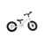 Bicicleta de echilibru, otel, alb mat, Trybike