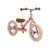 Bicicleta de echilibru vintage, otel, roz, Trybike