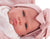 Papusa bebe realist Mi primer Reborn Berta Estrellas cu paturica, roz, Antonio Juan - Manute Creative