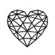 Puzzle 3D decorativ HEART din lemn 169 piese @ EWA
